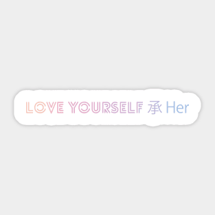 BTS (Bangtan Boys) LOVE YOURSELF 承 'Her' Sticker